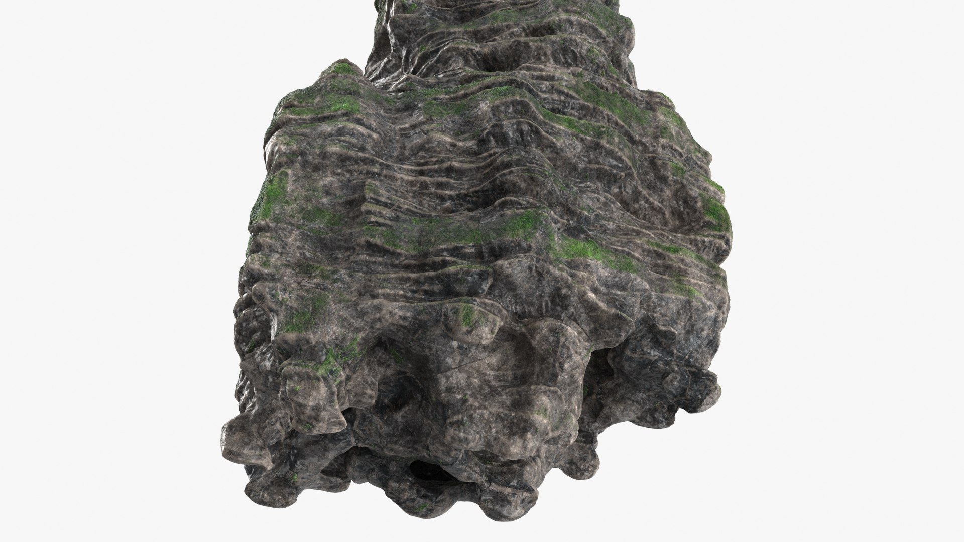 3D Rock Cliff Shape 1 - TurboSquid 2153861