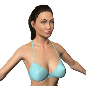 Female Brunette No Rig