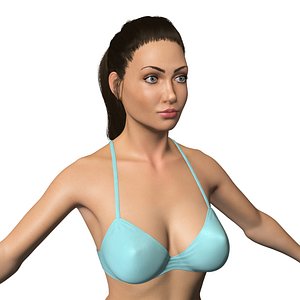 Female Brunette No Rig