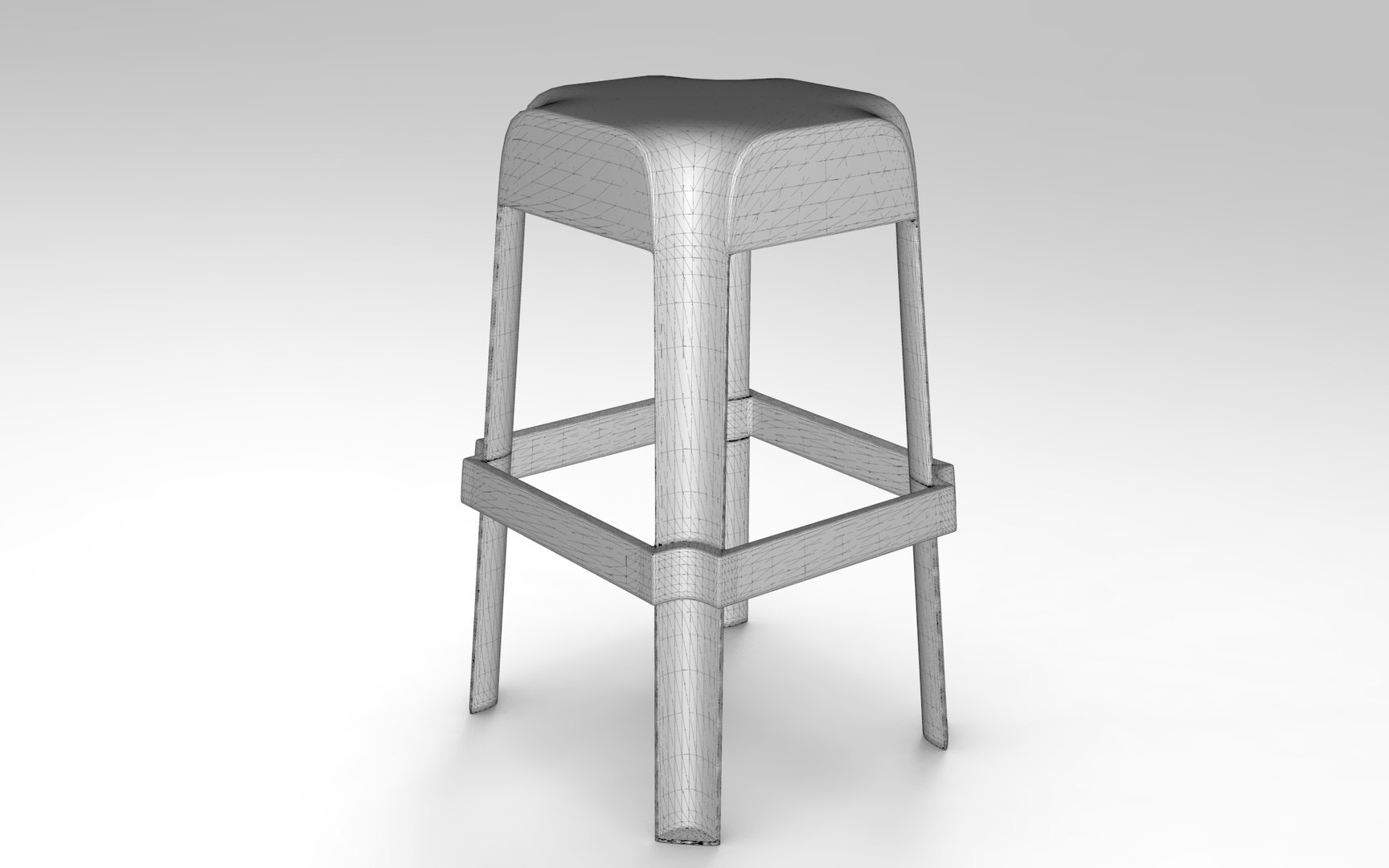 Ruba Bar Stool 3D - TurboSquid 2064134