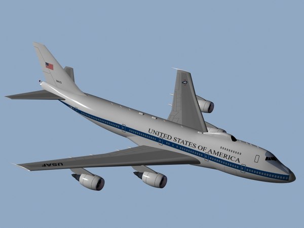 b 747-200 e-4b dxf