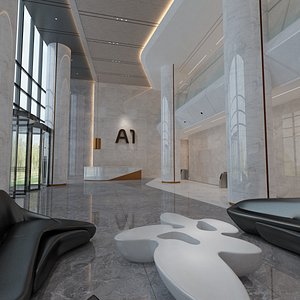 Business Lobby - Elevator Hall