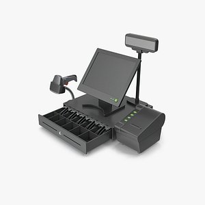 Cash Register 3D model