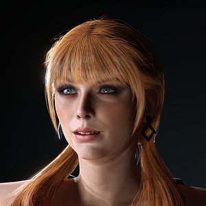 Taylor Swift 3D Model Low-poly