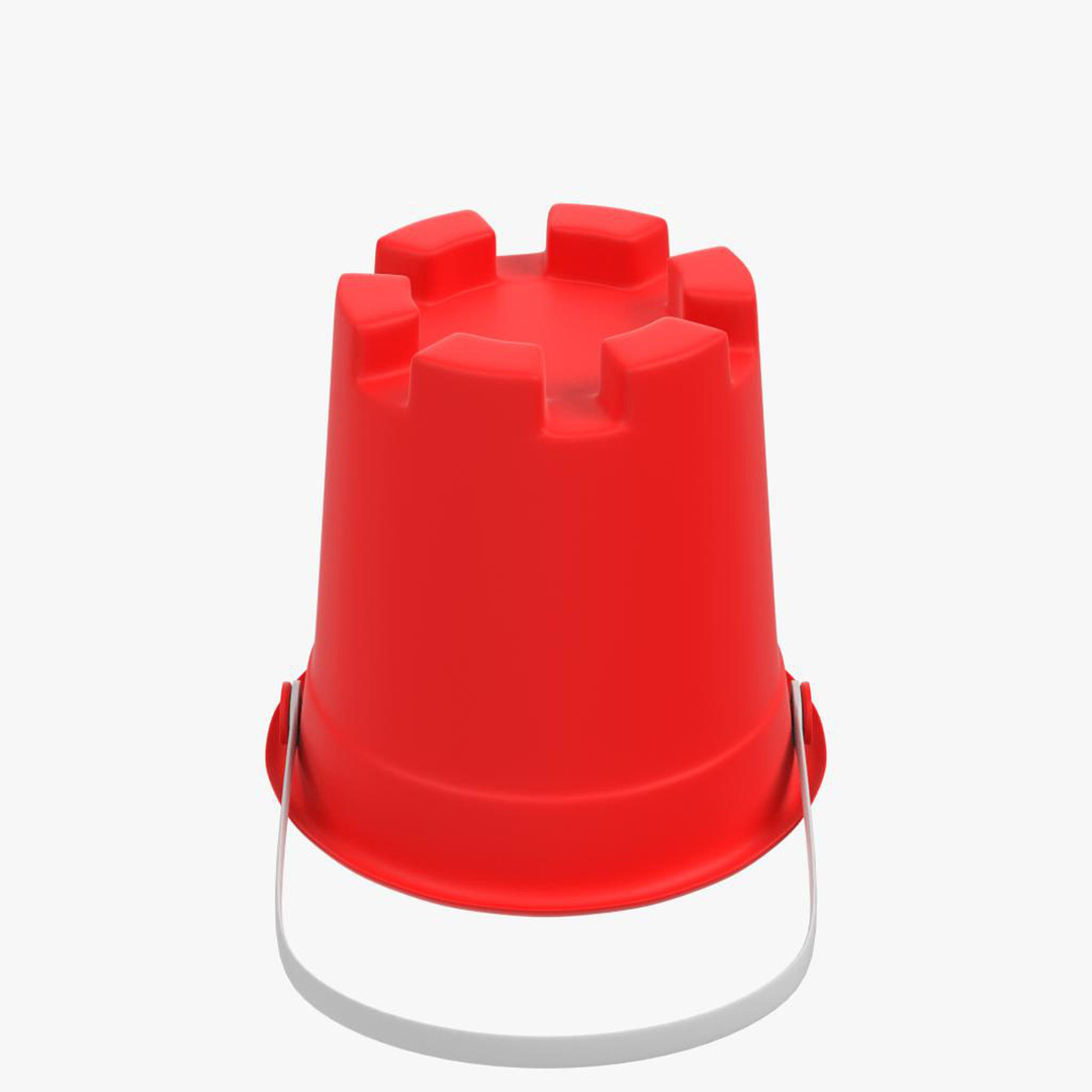 3D Model Sand Tower Bucket - TurboSquid 1379494
