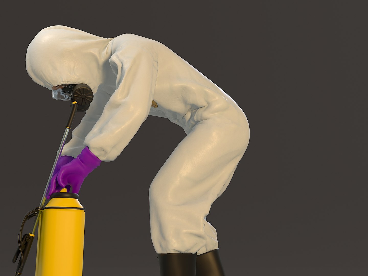 3D Female Biohazard Suit Acc - TurboSquid 1528003