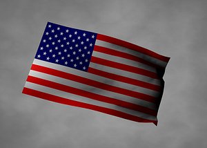 american flag 3ds