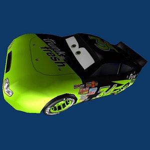 3d model trunk fresh