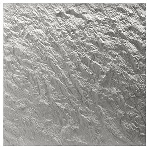 Stone Wall Rock Cliff 02 3D model