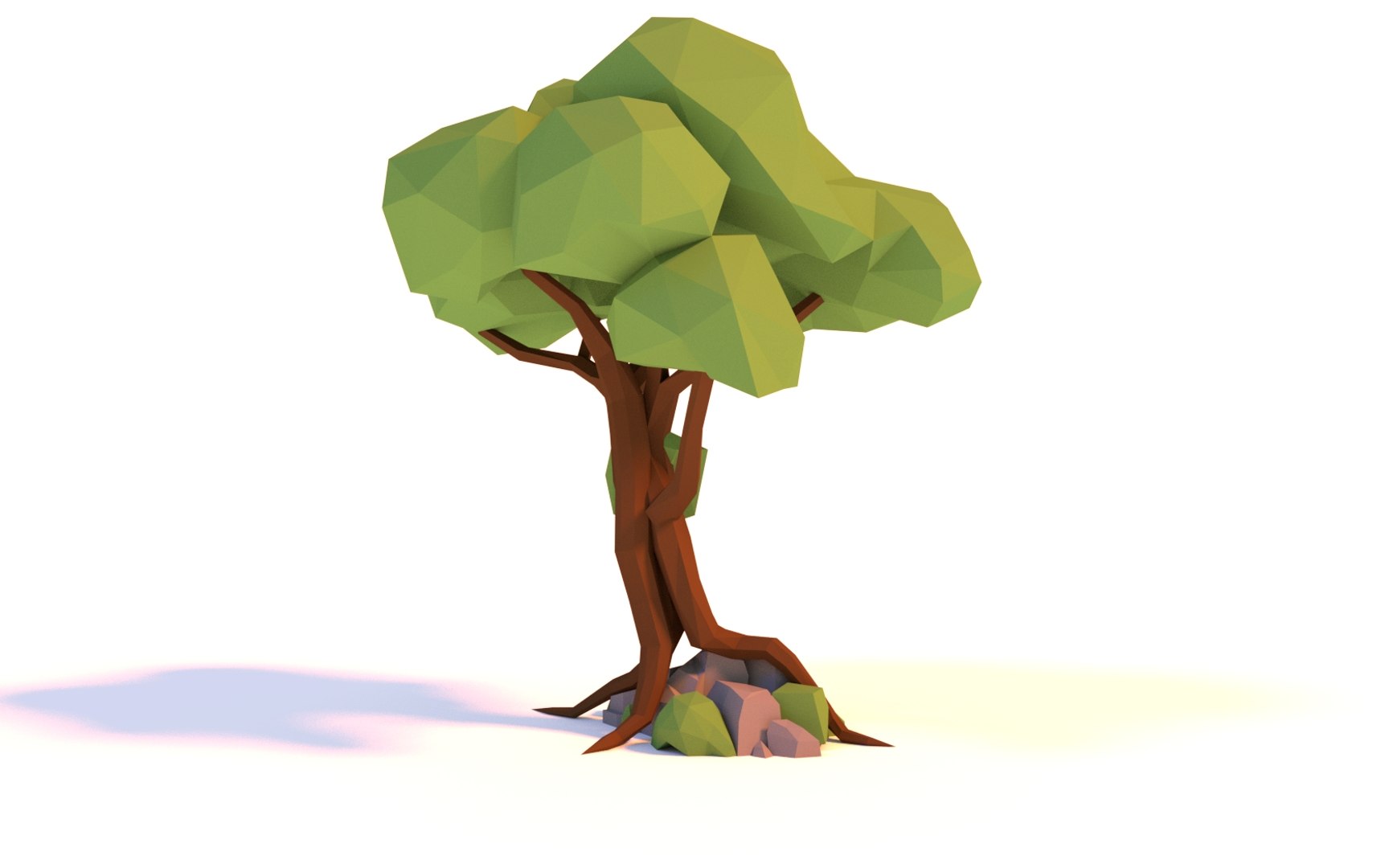 Low-poly Tree 3D Model - TurboSquid 1226851