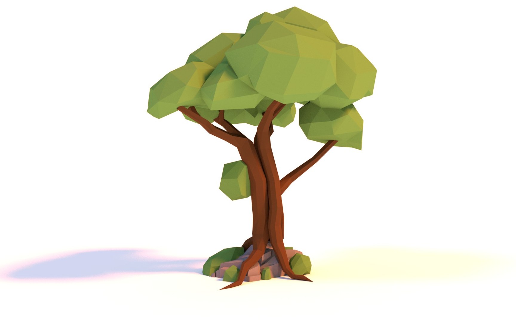 Low-poly Tree 3D Model - TurboSquid 1226851