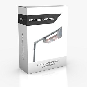3ds max rosa led street lamp