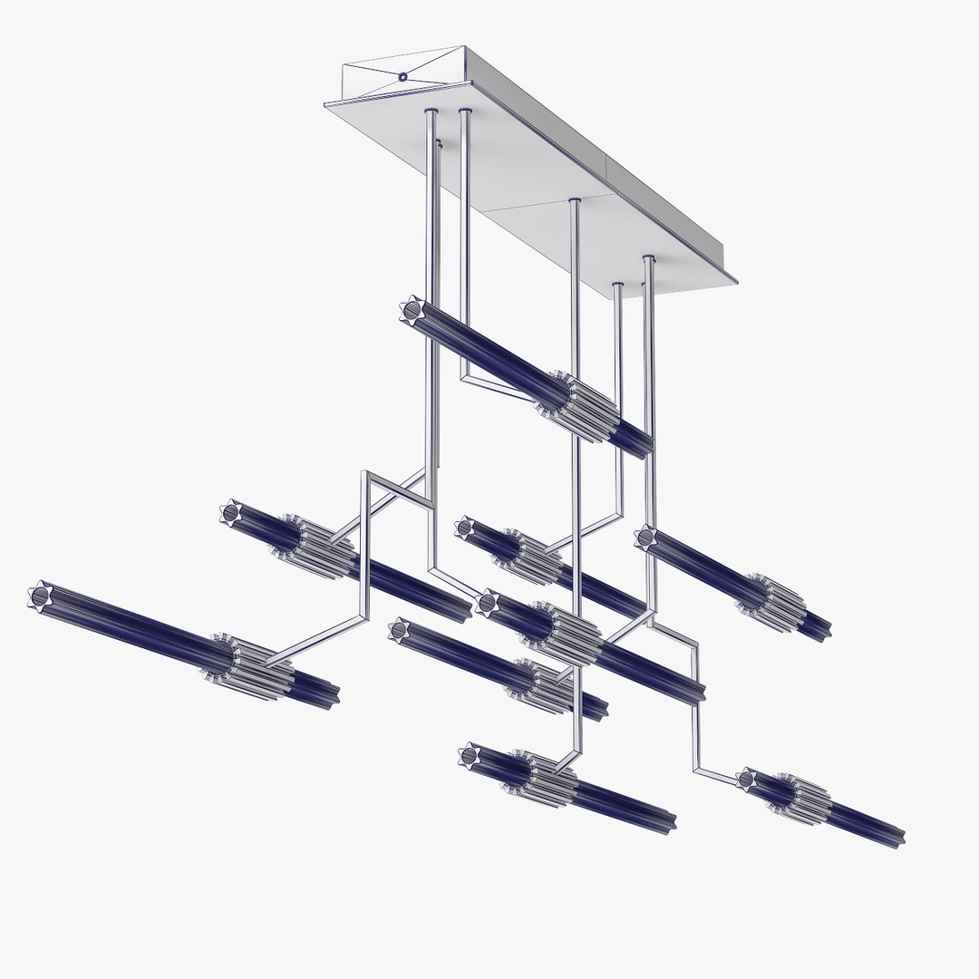 Wired custom lighting 3D model TurboSquid 1276428