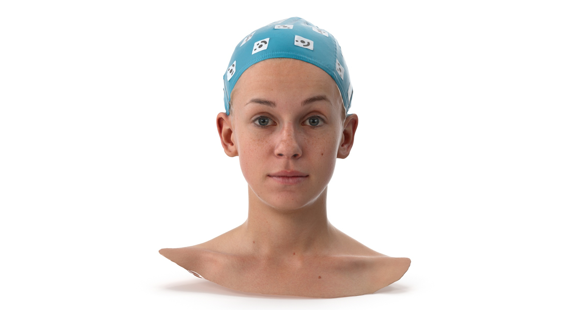 3D rhea human head brow - TurboSquid 1620796