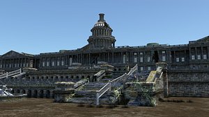 white house 3D model