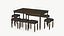Chaise de luxe moderne de table à manger