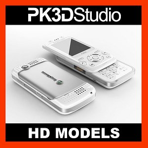 sony ericsson f305 3d model