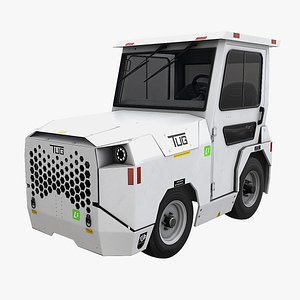 3D TUG Endurance Baggage Tow Tractor model