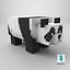 Minecraft Panda All 7 Personality Skins Rigged 3D Model Game Ready 4K PBR