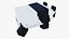 Minecraft Panda All 7 Personality Skins Rigged 3D Model Game Ready 4K PBR
