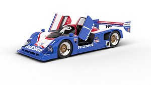 Nissan R90CK Le Mans Racing 1990 HQ 3d model 3D model