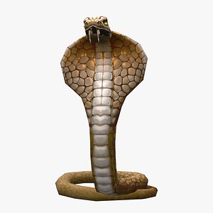 3D animated cobra snake