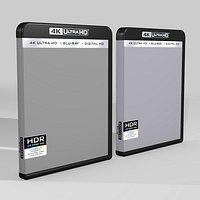 4K UHD Bluray cases