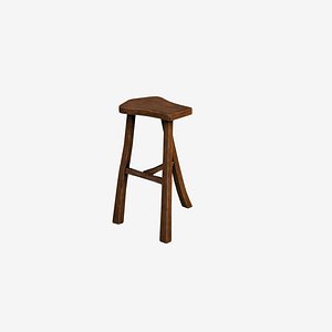 3D old chair 24005