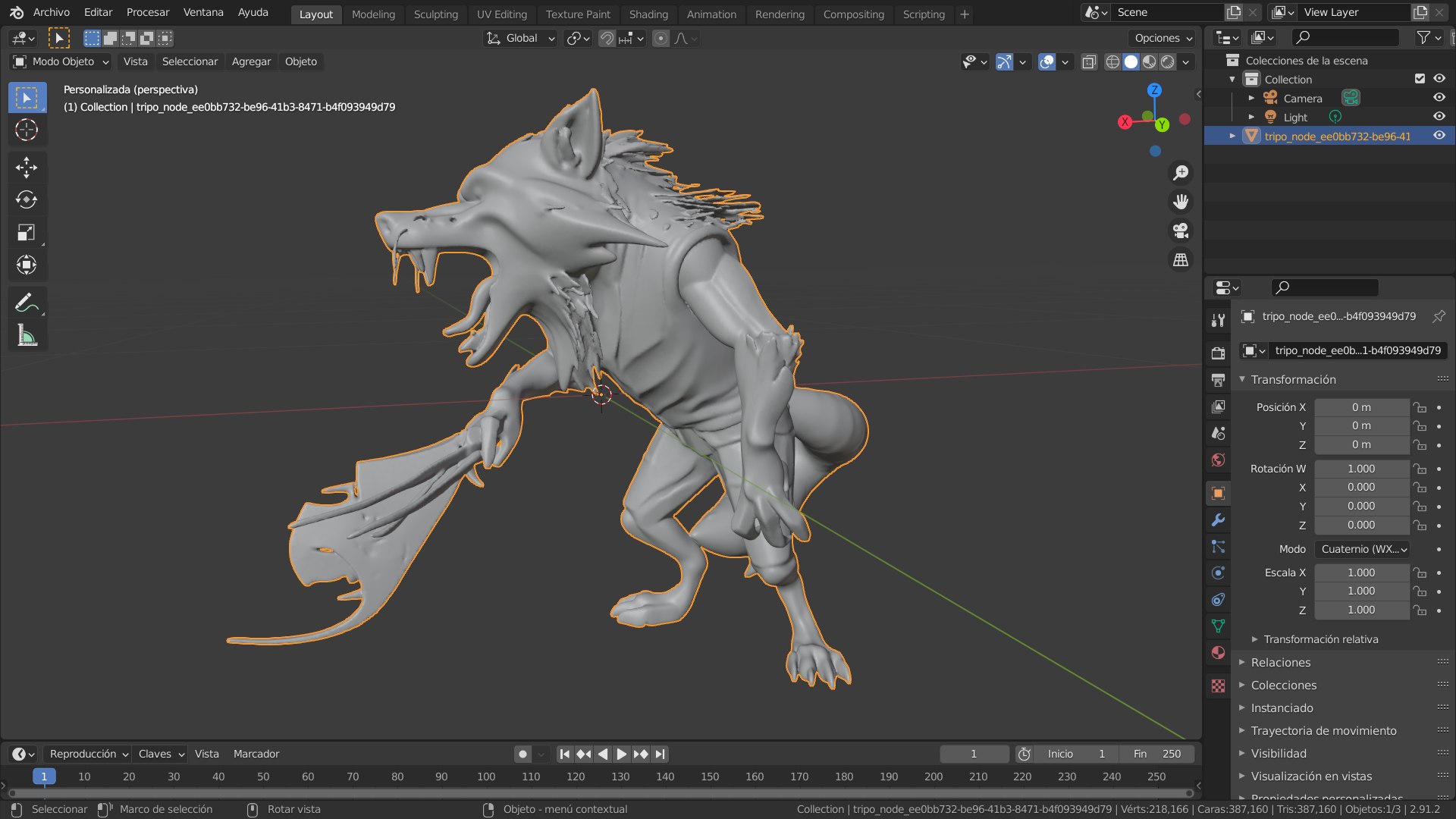 3D Mapache - TurboSquid 2349097