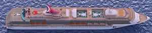 look carnival cruise ship 3d model
