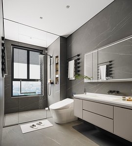 3D Modern bathroom