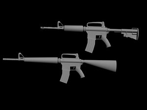 m16 m4 3d model