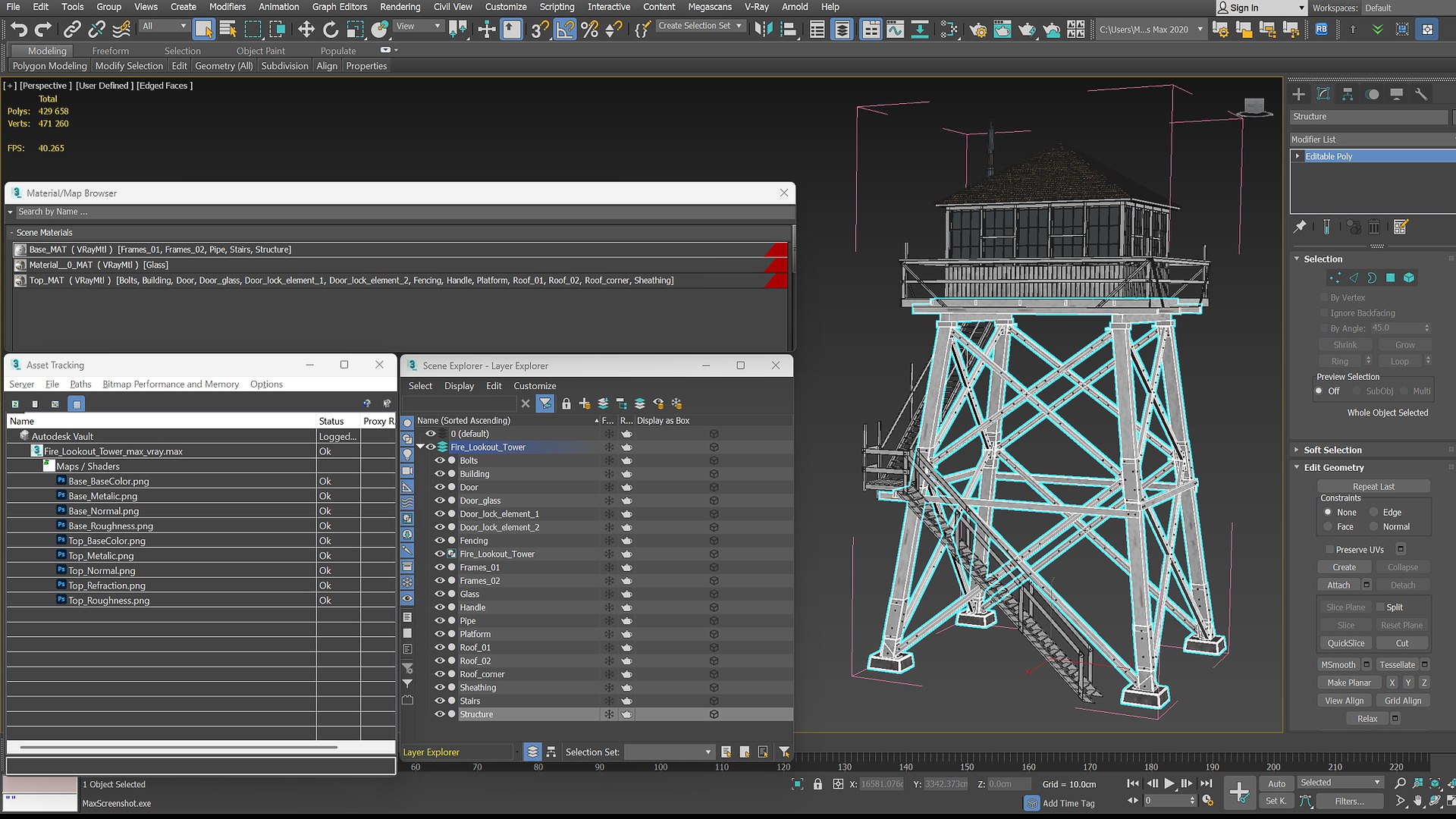 3D Fire Lookout Tower https://p.turbosquid.com/ts-thumb/YJ/4zrSDs/QF/fire_lookout_tower_015/jpg/1759110390/1920x1080/fit_q87/ab4e075616ae1eca5042d762fffb11faba5465c2/fire_lookout_tower_015.jpg