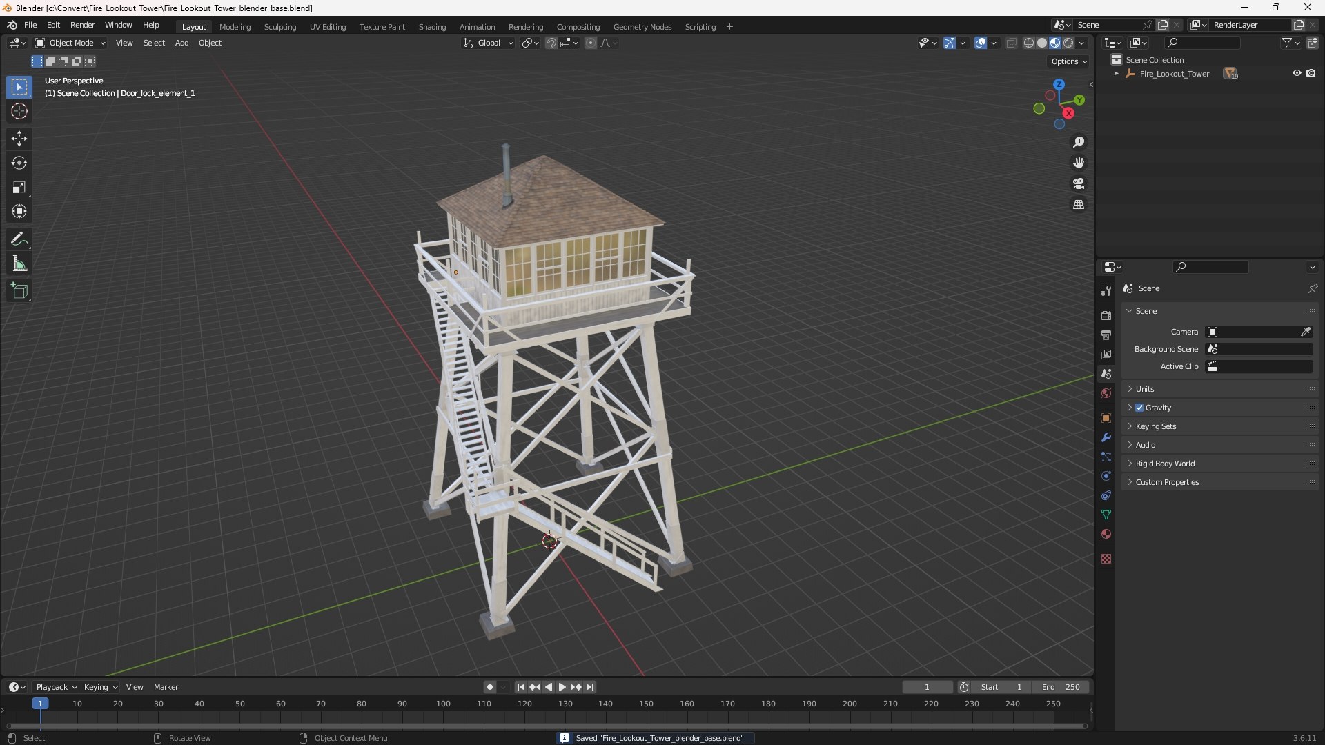 3D Fire Lookout Tower https://p.turbosquid.com/ts-thumb/YJ/4zrSDs/su/fire_lookout_tower_1001/jpg/1759110394/1920x1080/fit_q87/2c737b726f080960039a836c8acded880ddae634/fire_lookout_tower_1001.jpg