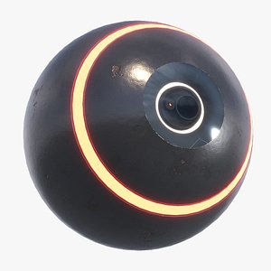 3D Sci-Fi Drone camera