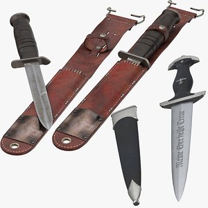 3D model war ii m3 ss