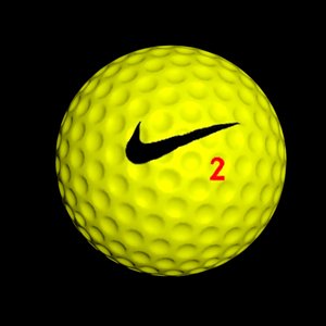 golfball ball 3D model