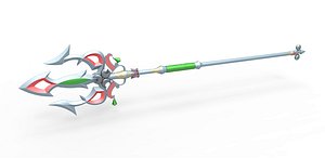 3D trident zelda model