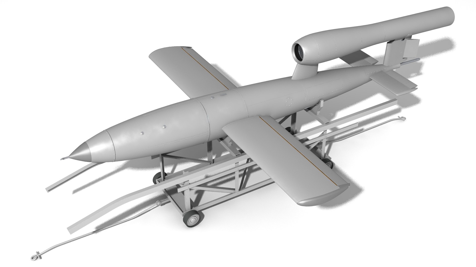 Fieseler Fi 103 Flying Bomb V-1 Model - TurboSquid 2174094