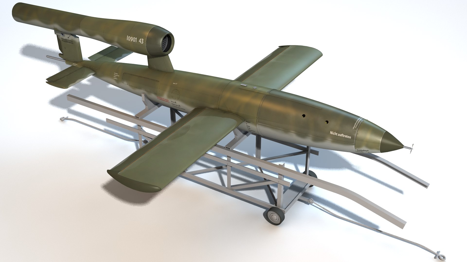 Fieseler Fi 103 Flying Bomb V-1 Model - TurboSquid 2174094