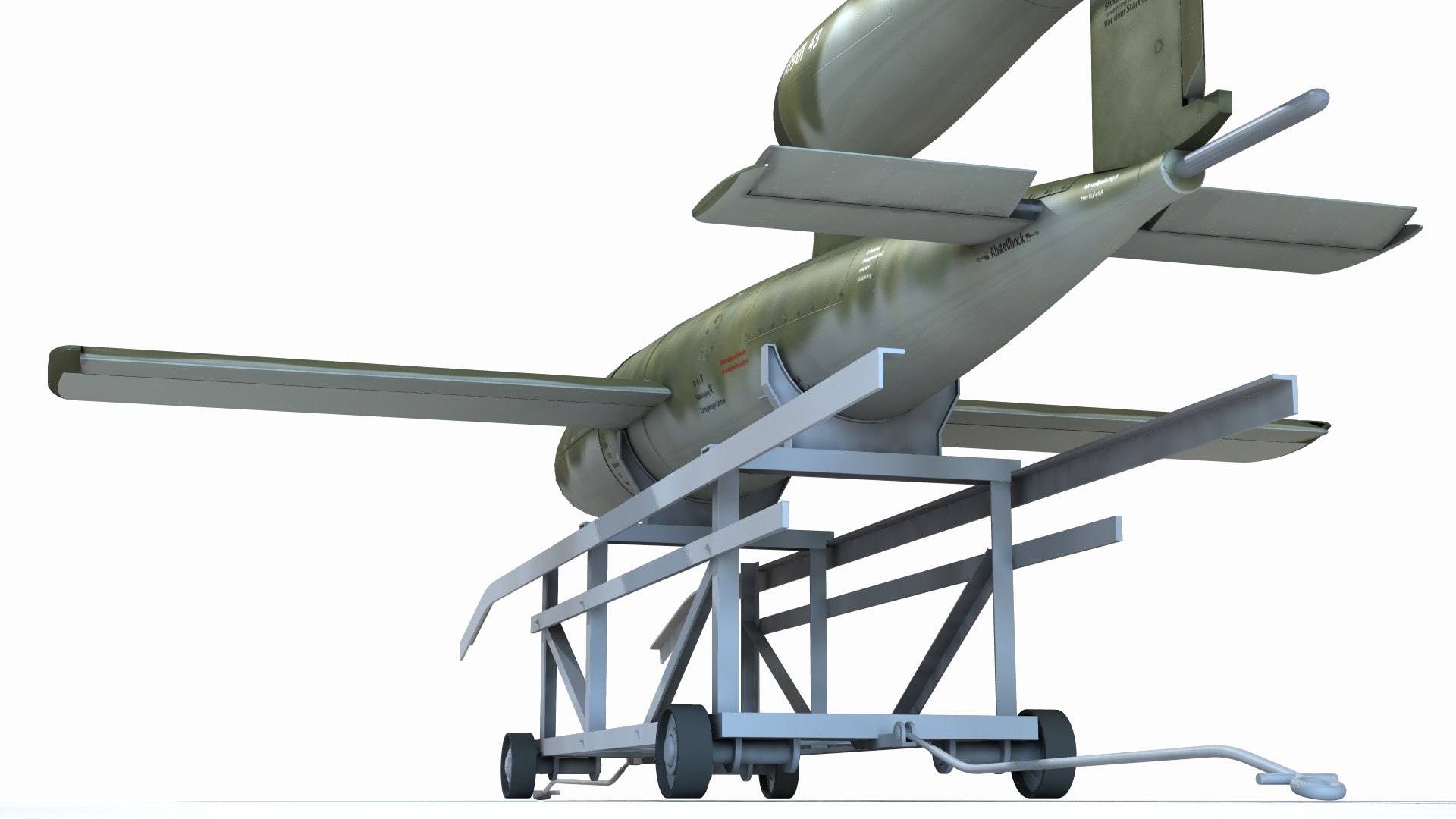 Fieseler Fi 103 Flying Bomb V-1 Model - TurboSquid 2174094