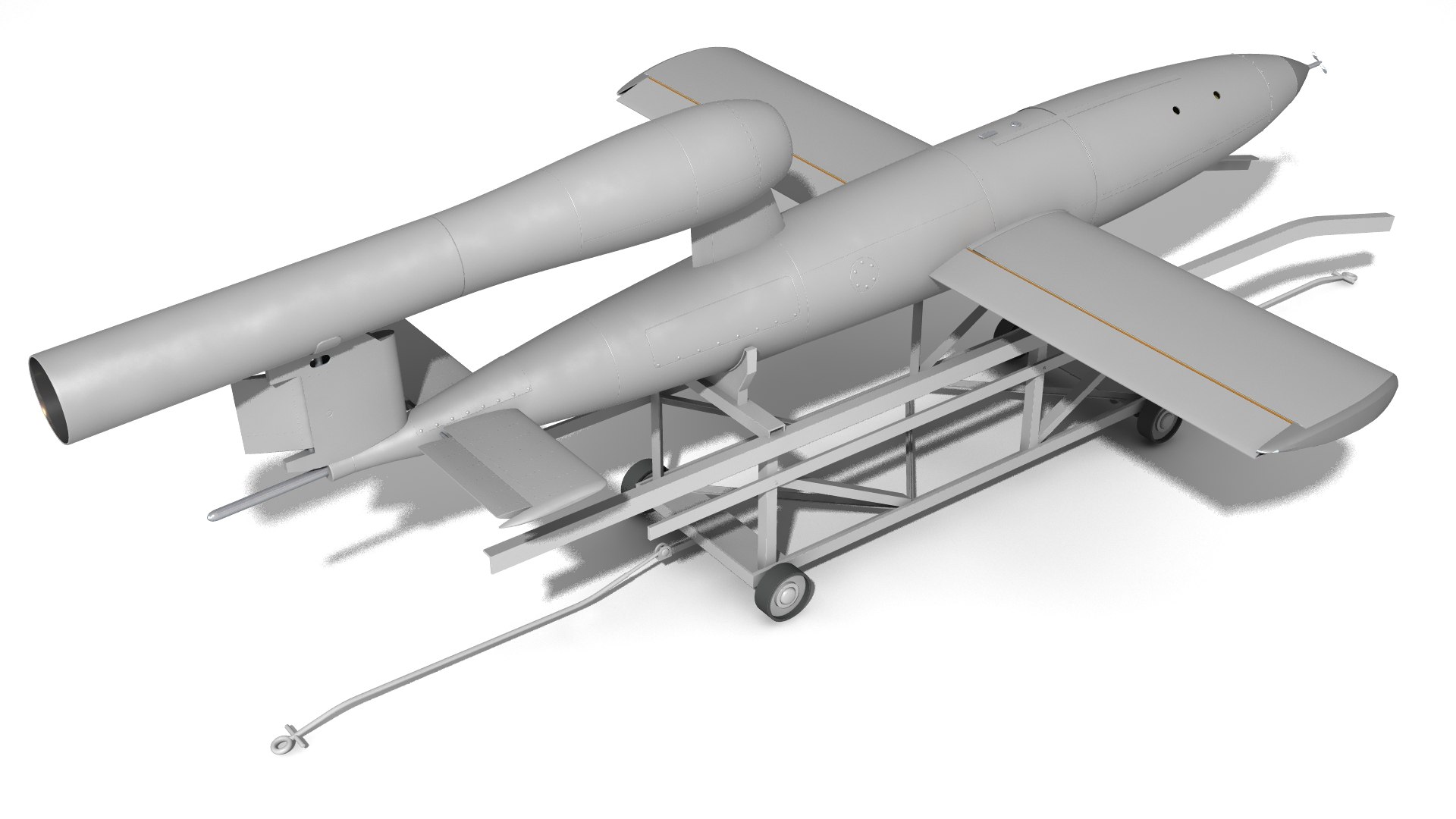 Fieseler Fi 103 Flying Bomb V-1 Model - TurboSquid 2174094
