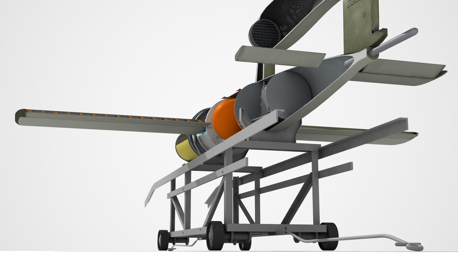 Fieseler Fi 103 Flying Bomb V-1 Model - TurboSquid 2174094