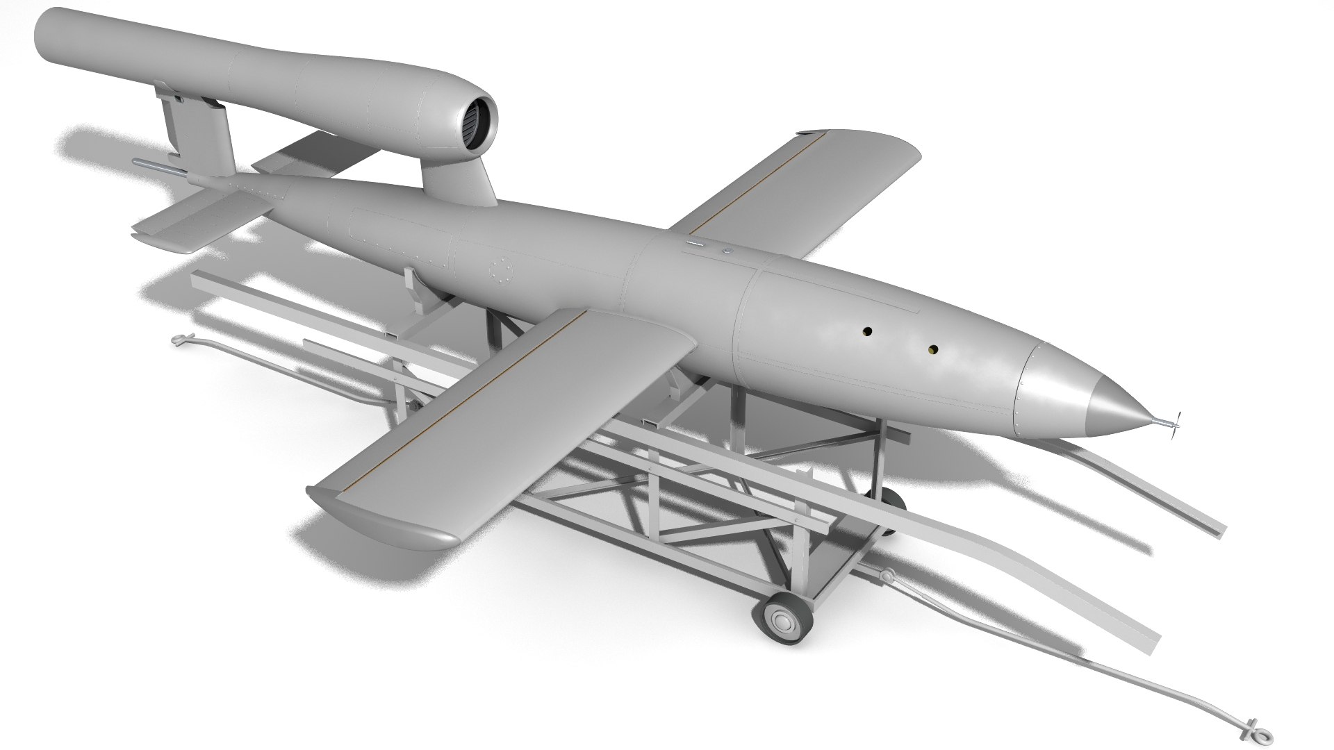 Fieseler Fi 103 Flying Bomb V-1 Model - TurboSquid 2174094