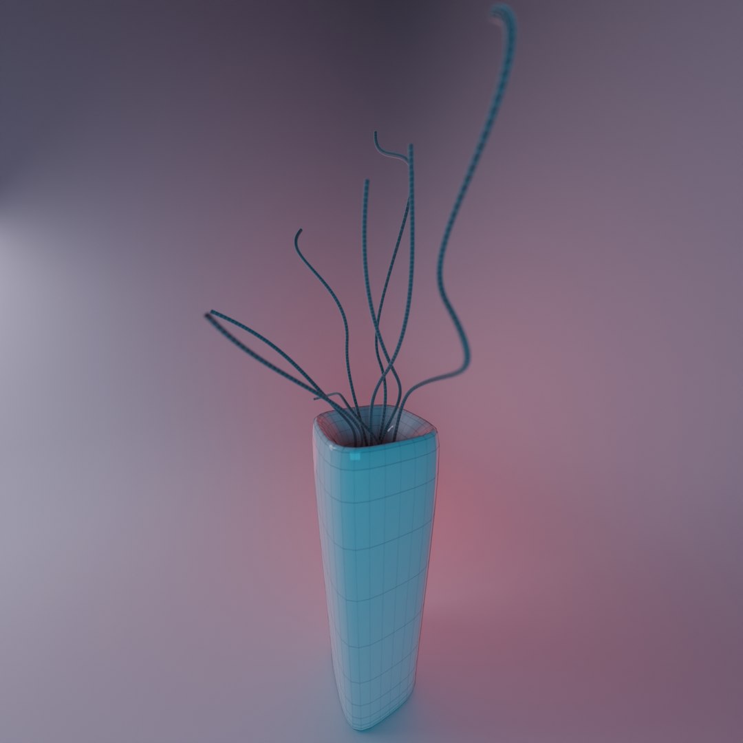 3D Modern Style Vase Decoration - TurboSquid 2133911