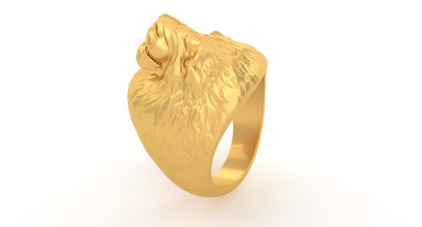 Ring lion 3D - TurboSquid 1359613