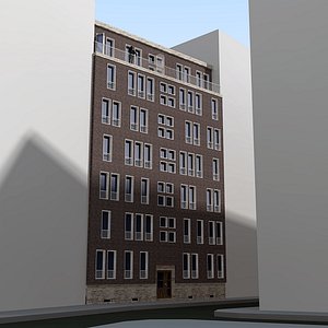 Facade of residential building