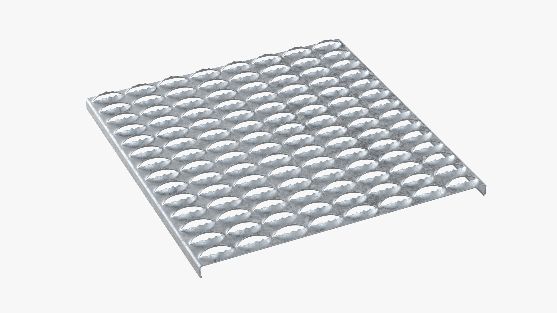 Grip Strut Safety Grating Galvanized Sample 3D Model - TurboSquid 2225070