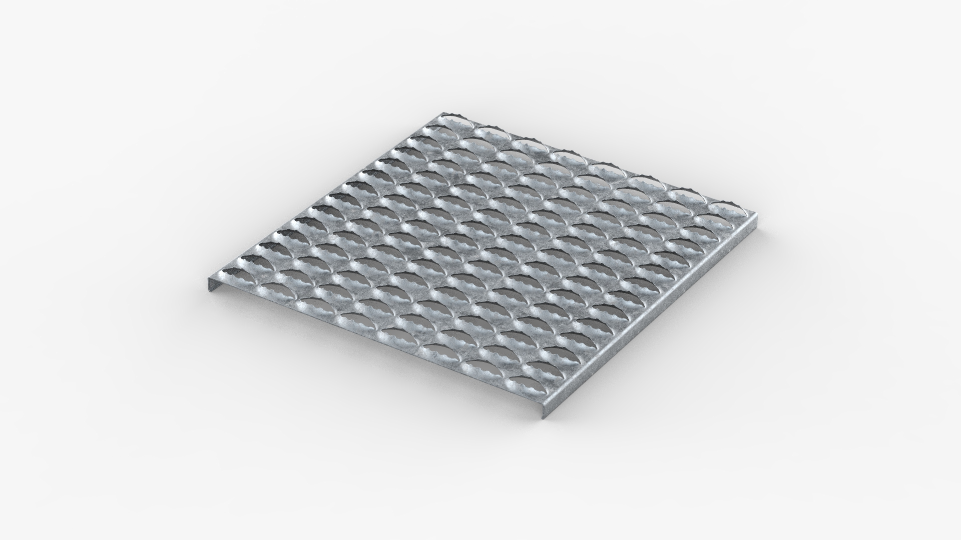 Grip Strut Safety Grating Galvanized Sample 3D Model - TurboSquid 2225070