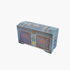 Folk trunk 3D model